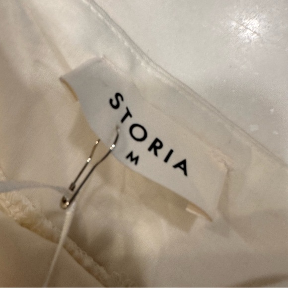 STORIA DRESS / RICK RACK SWIM COVER-UP FLUTTER SLEEVE NWT SZ M - Picture 8 of 12